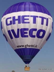 G-CFCO hot air balloon, added to the archive 27 August 2026. Photograph by slowfly.it