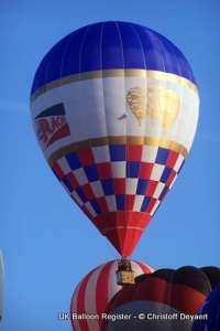 G-CFIV hot air balloon, added to the archive 27 August 2026. Photograph by Christoff Deyaert