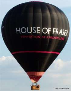 G-CFKF hot air balloon, added to the archive 27 August 2026. Photograph by JEM Ballooning