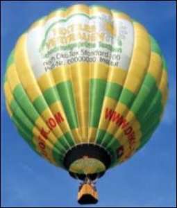G-CGUV hot air balloon, added to the archive 27 August 2026. Photograph by Deutsche-Ballondatenbank