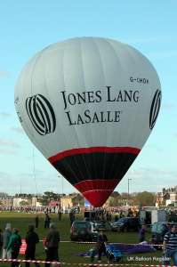 G-CHDH hot air balloon, added to the archive 27 August 2026. Photograph by Fay Shepherd