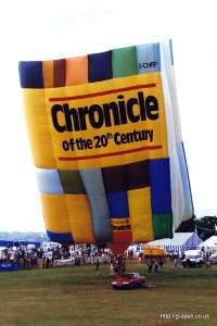 G-CHRP hot air balloon, added to the archive 27 August 2026. Photograph by Mike Clarke