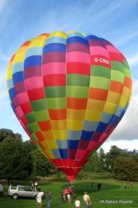 G-CHXF hot air balloon, added to the archive 27 August 2026. Photograph by Trevor Read