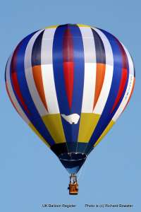 G-CIAY hot air balloon, added to the archive 27 August 2026. Photograph by Richard Bowater