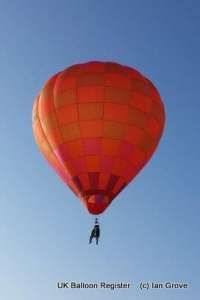 G-CIBX hot air balloon, added to the archive 27 August 2026. Photograph by Ian Grove