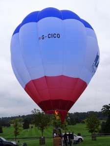 G-CICO hot air balloon, added to the archive 27 August 2026. Photograph by Trevor Read