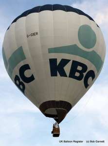G-CIER hot air balloon, added to the archive 27 August 2026. Photograph by Bob Garnett
