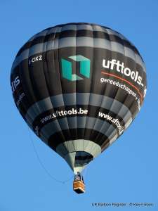 G-CIKZ hot air balloon, added to the archive 27 August 2026. Photograph by Kevin Boon