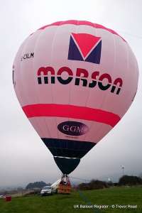 G-CILM hot air balloon, added to the archive 27 August 2026. Photograph by Trev Read