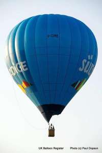 G-CIME hot air balloon, added to the archive 27 August 2026. Photograph by Paul Dopson