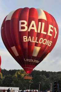 G-CJXI hot air balloon, added to the archive 27 August 2026. Photograph by Bob Garnett