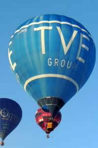 G-CKCC hot air balloon, added to the archive 27 August 2026. Photograph by Fay Shepherd