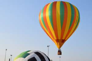 G-CKDT hot air balloon, added to the archive 27 August 2026. Photograph by Christoff Deyaert