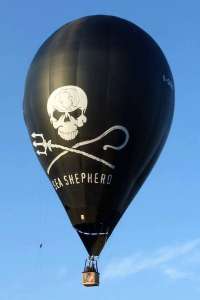 G-CKHU hot air balloon, added to the archive 27 August 2026. Photograph by Christoff Deyaert