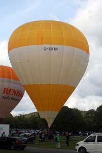 G-CKIN hot air balloon, added to the archive 7 September 2026. Photograph by G Bann