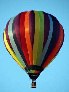 G-CKXK hot air balloon, added to the archive 27 August 2026. Photograph by Kevin Boon