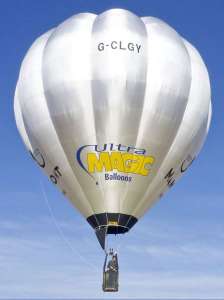G-CLGY hot air balloon, added to the archive 27 August 2026. Photograph by UltraMagic Balloons