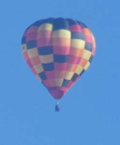 G-CLIB hot air balloon, added to the archive 27 August 2026. Photograph by Ian Grove