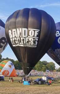 G-CMBW hot air balloon, added to the archive 27 August 2026. Photograph by Bob Garnett