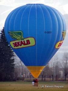 G-DEKA hot air balloon, added to the archive 27 August 2026. Photograph by slowfly.it