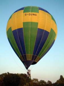 G-DUNG hot air balloon, added to the archive 27 August 2026. Photograph by Andrew Garrett