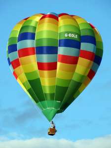 G-EOLE hot air balloon, added to the archive 27 August 2026. Photograph by Kevin Boon