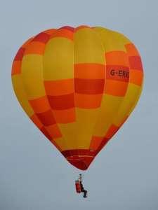 G-ERAS hot air balloon, added to the archive 27 August 2026. Photograph by Ian Grove