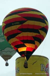 G-ERRI hot air balloon, added to the archive 27 August 2026. Photograph by Kevin Boon