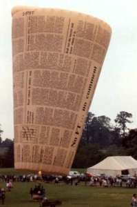 G-FTFT hot air balloon, added to the archive 27 August 2026. Photograph by Andrew Garrett