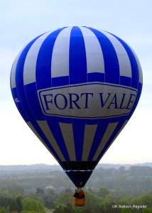 G-FVEL hot air balloon, added to the archive 27 August 2026. Photograph by Richard Gahan