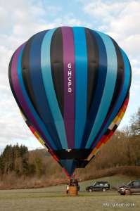G-HCPD hot air balloon, added to the archive 27 August 2026. Photograph by Paul Dopson
