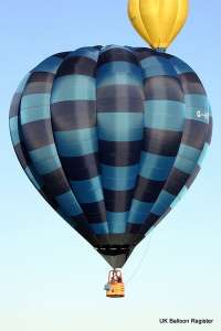 G-HERD hot air balloon, added to the archive 27 August 2026. Photograph by Sandy Mitchell
