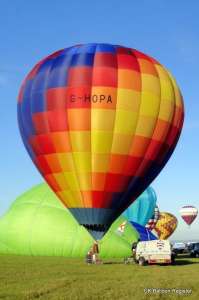 G-HOPA hot air balloon, added to the archive 27 August 2026. Photograph by Kevin Boon