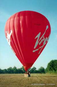 G-HVBF hot air balloon, added to the archive 27 August 2026. Photograph by A Gibson