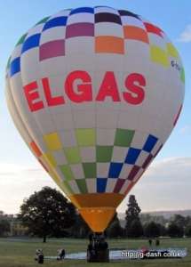 G-IOMI hot air balloon, added to the archive 27 August 2026. Photograph by slowfly.it