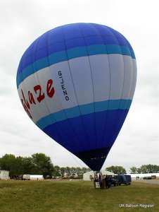 G-JENO hot air balloon, added to the archive 27 August 2026. Photograph by Kevin Boon