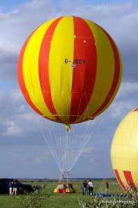 G-JSEY hot air balloon, added to the archive 27 August 2026. Photograph by Kevin Boon