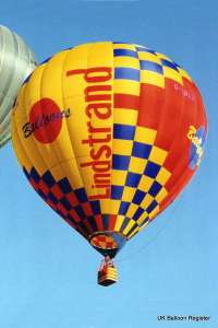 G-LBLB hot air balloon, added to the archive 27 August 2026. Photograph by Sandy Mitchell