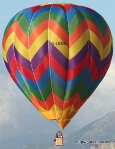 G-LEMM hot air balloon, added to the archive 27 August 2026. Photograph by slowfly.it