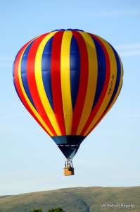 G-LIMP hot air balloon, added to the archive 27 August 2026. Photograph by Richard Gahan