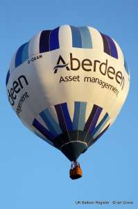 G-OAAM hot air balloon, added to the archive 27 August 2026. Photograph by Ian Grove