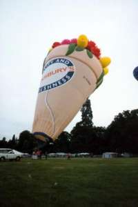 G-ODBN hot air balloon, added to the archive 27 August 2026. Photograph by Andrew Garrett