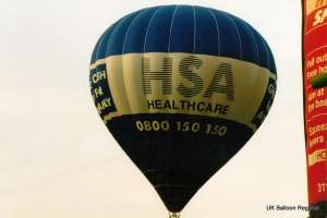 G-OHSA hot air balloon, added to the archive 27 August 2026. Photograph by G Duke