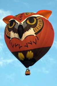 G-OWLL hot air balloon, added to the archive 27 August 2026. Photograph by Keith Sowter