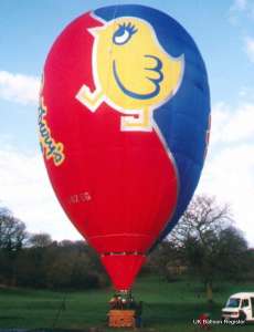 G-OZEG hot air balloon, added to the archive 27 August 2026. Photograph by Cameron Balloons