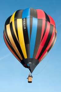 G-PPIO hot air balloon, added to the archive 27 August 2026. Photograph by Paul Dopson