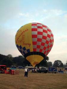 G-PROF hot air balloon, added to the archive 27 August 2026. Photograph by Andrew Garrett