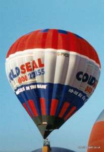 G-PVCU hot air balloon, added to the archive 27 August 2026. Photograph by G Duke
