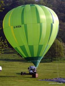 G-ROEN hot air balloon, added to the archive 27 August 2026. Photograph by Dan Whitelock