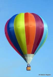 G-ROXI hot air balloon, added to the archive 27 August 2026. Photograph by Trevor Read
